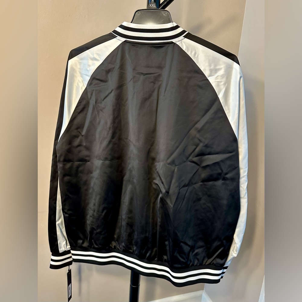 Karl Lagerfeld Paris Colorblock Varsity Jacket - XXL - Picture 7 of 7